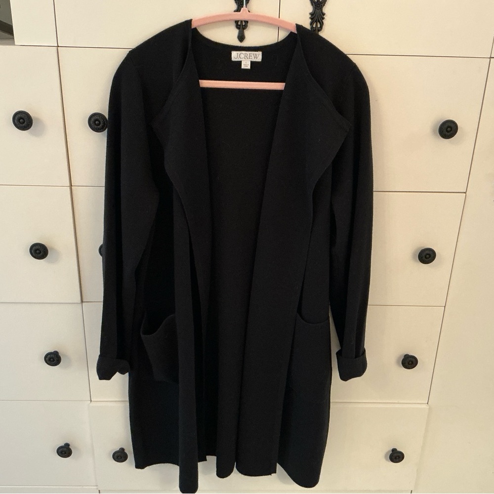 J.Crew Black Classic Juliette Cardigan Lr